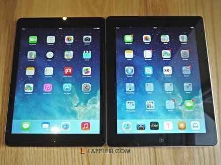 Эргономичность, габариты и дизайн нового iPad Air в сравнении с iPad 4