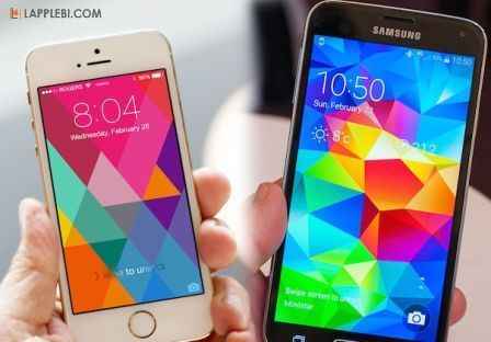 Samsung Galaxy S5 vsi Phone 5s: сравнение сканеров отпечатка пальцев