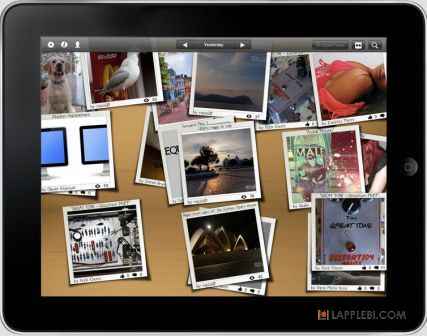 Официальное приложение Flickr для планшета iPad