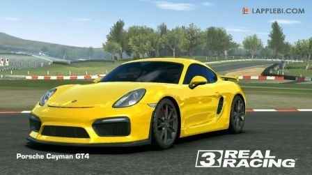    Apple iOS, Electronic Arts    Real Racing 3   Porsche Cayman GT4 
