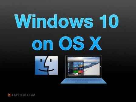 Новости apple, установка Windows 10 Technical Preview на Мак с помощью VMware Fusion