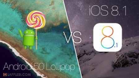 Apple iOS,   Android 5.0 Lollipop  ,   iOS 8