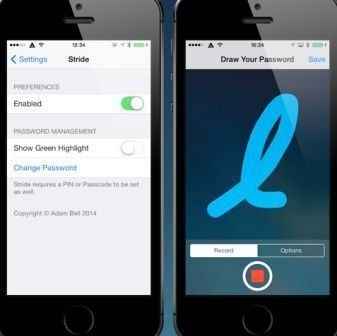 Приложения для Iphone, Stride 2: разблокируйте iPhone стильно