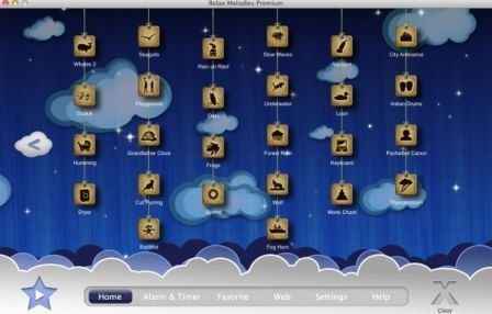 Relax melodies for OS X