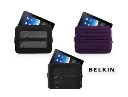  iPad, Belkin Max, vue and Grip Sleeves