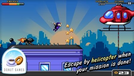 Лучшие игры на apple, Urban Ninja — ниндзя-герой