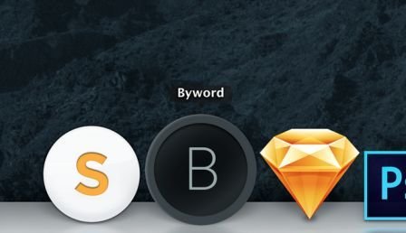 ByWord:  markdown   iPad