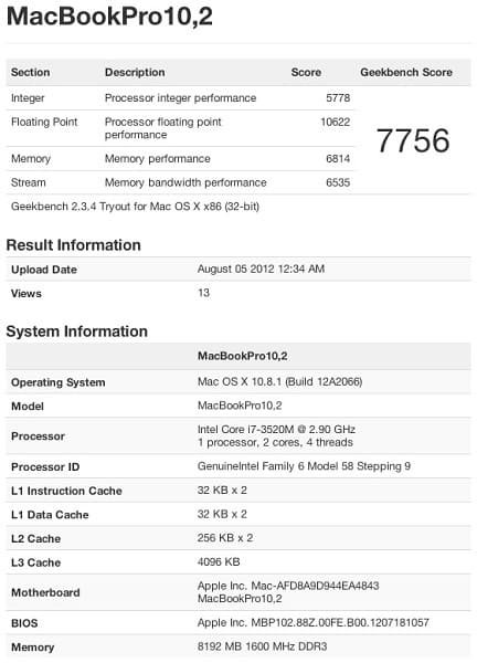  apple, 13- Retina MacBook Pro