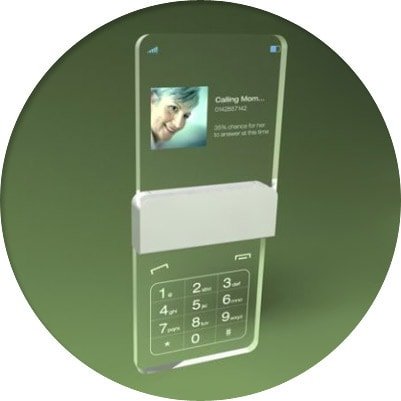  apple, Glass Phone concept
