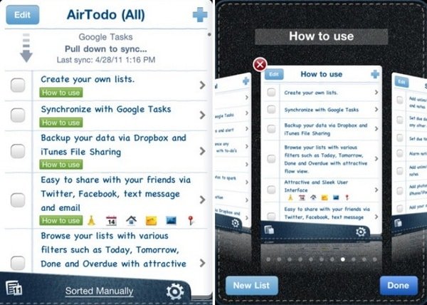   Iphone, Air To-Do