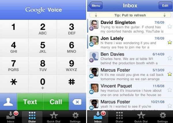   Ipad, Google Voice