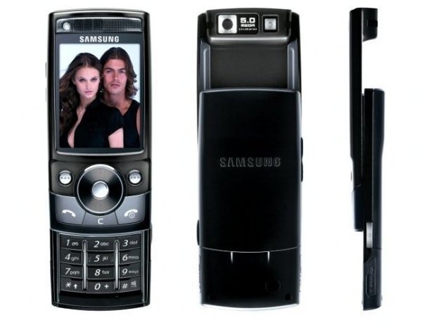 Камерофон от Samsung: слайдер G600