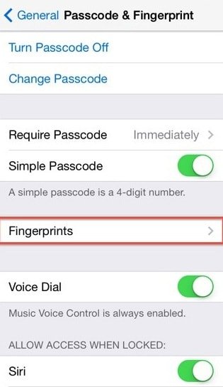     Touch ID