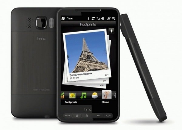 Смартфон HTC HD2 называется как HTC T8585 и HTC Leo