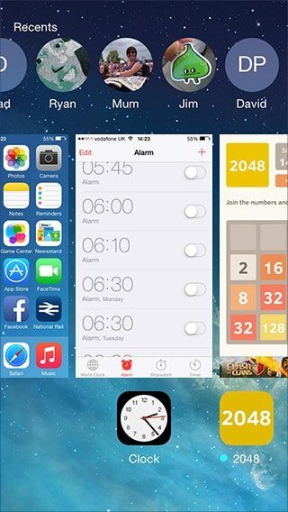 Новые функции iOS 8 – Быстрый доступ к контактам