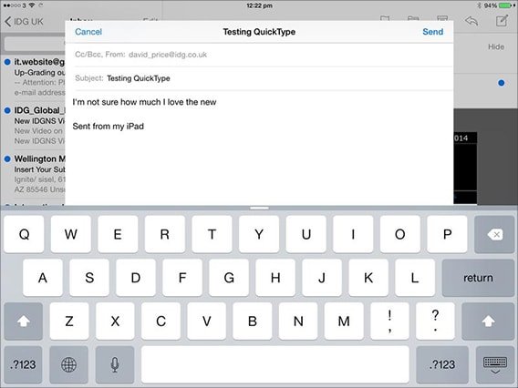 Новые функции iOS 8 – Как деактивировать функцию QuickType