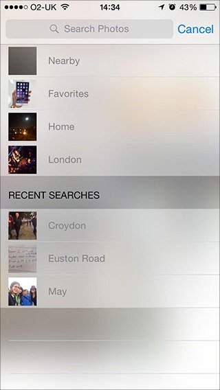 Новые функции iOS 8 – Как найти изображения