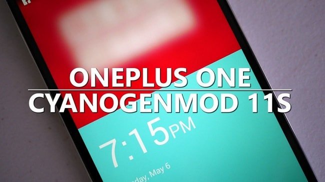 Смартфон OnePlus One с программным обеспечением CyanogenMod 11S