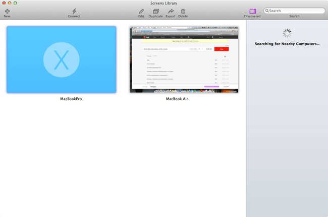 Screens 3:  VNC    Mac  iPhone, iPad  Mac