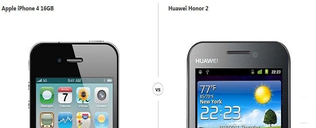 Huawei Honor 2 против iPhone 4. Сравнение