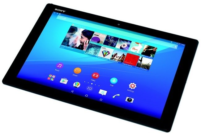   Sony Xperia Z4 Tablet:   