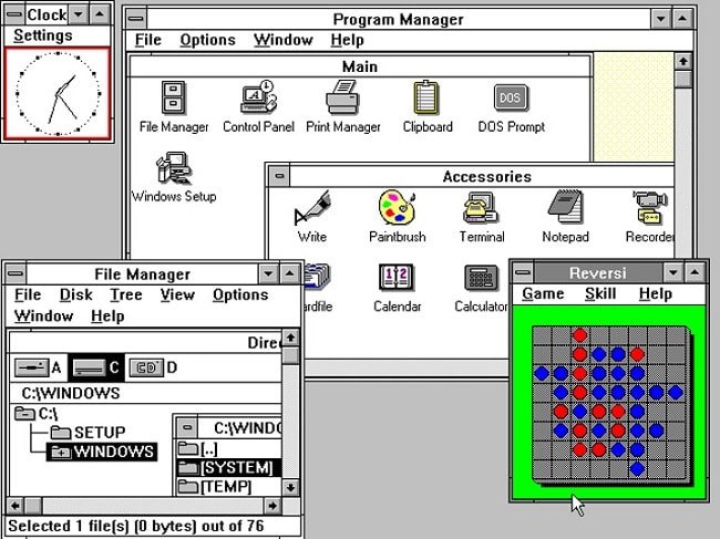 Windows 3.0   22  1990 