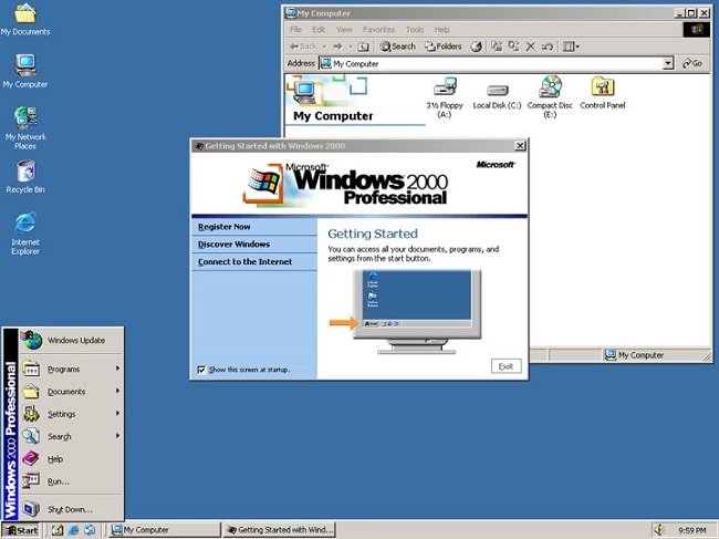 Windows 2000  17  2000