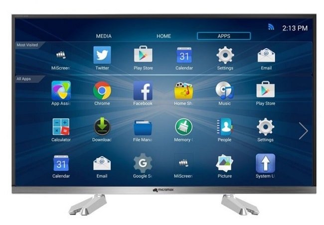 Подробности о новых телевизорах Micromax Canvas с ОС Android