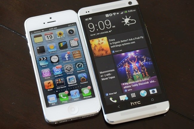  5 vs HTC One