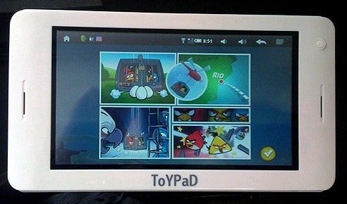 Детский планшетный компьютер ToyPad