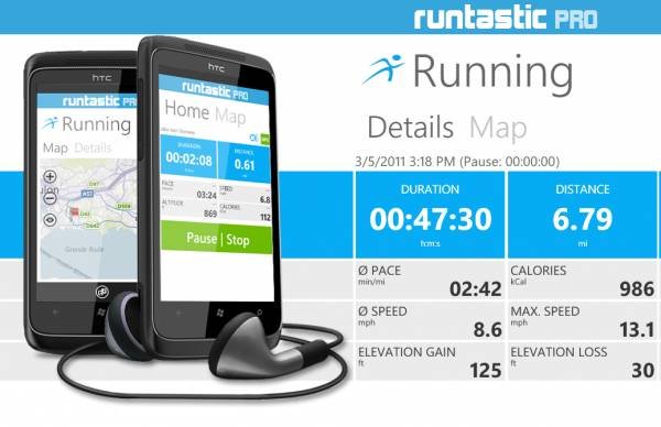 Мощное фитнес-приложение Runtastic PRO