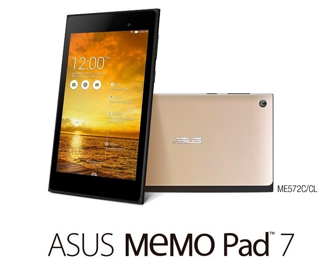 Asus представил 7-дюймовый планшетный ПК MeMO Pad 7 ME572CL / C