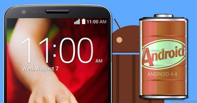 LG G2 KitKat тест батареи