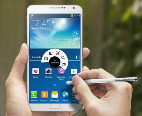 Samsung Galaxy Note 4:    