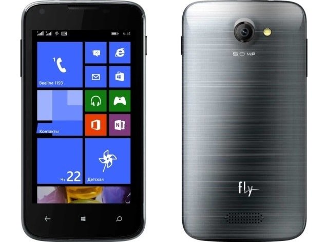 Доступный смартфон Fly ERA Windows на базе ОС Windows Phone