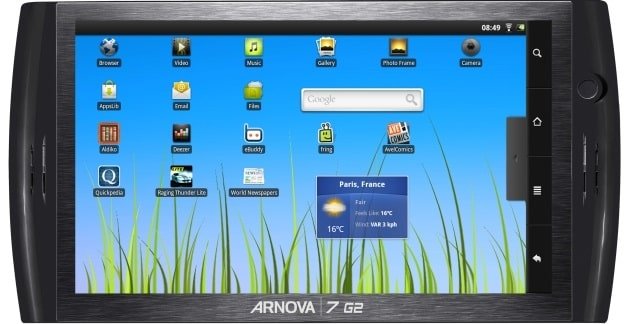 Archos Arnova 7e G2: читалка-планшет без Маркета