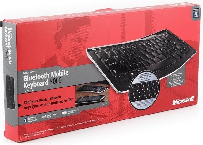  Microsoft Bluetooth Mobile Keyboard 5000