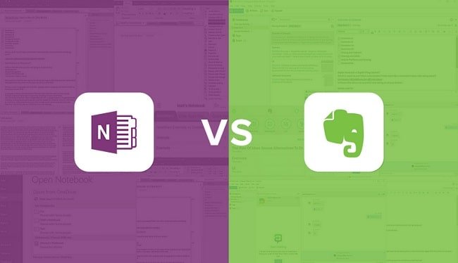 evernote vs onenote ipad