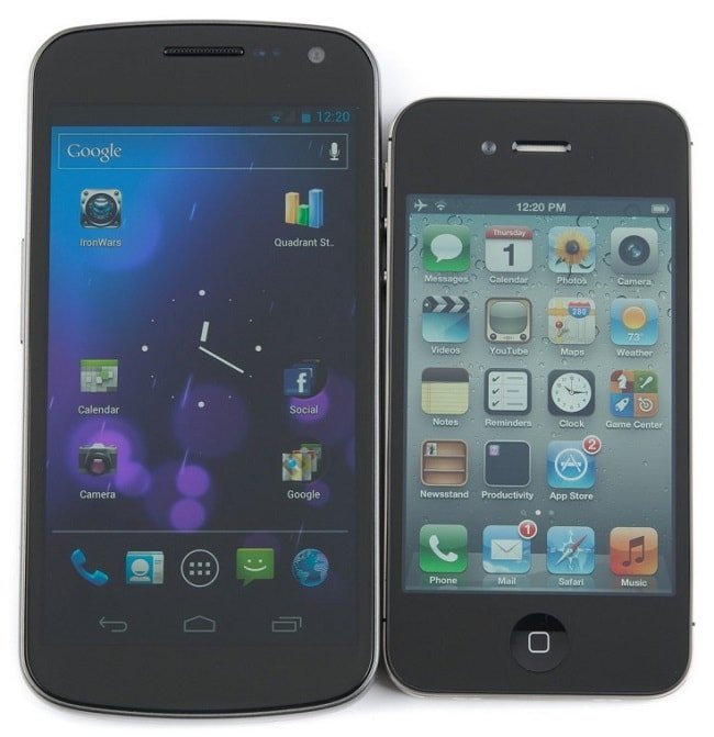  Samsung Galaxy Nexus vs iPhone 4S
