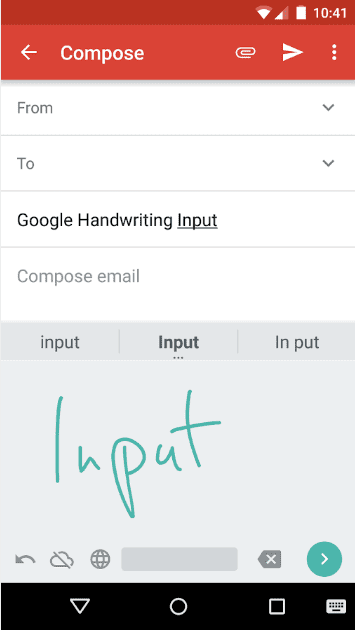 Программа Handwriting Input от Google