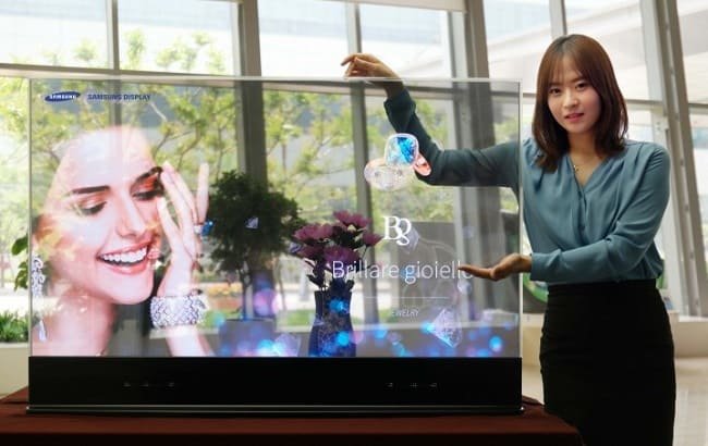 Уникальные прозрачные и зеркальные дисплеи от знаменитой компании Samsung