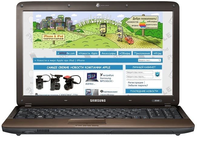 Ноутбук Samsung NP-R540-JS09RU