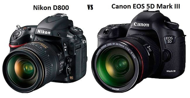Обзор фотокамер Canon EOS 5D Mark III и Nikon D800