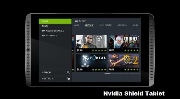 Планшет Nvidia Shield Tablet для игр и рисования