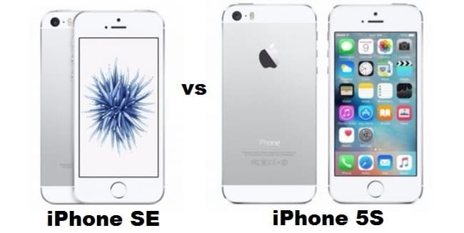 Сравнение Apple iPhone SE и Apple iPhone 5s
