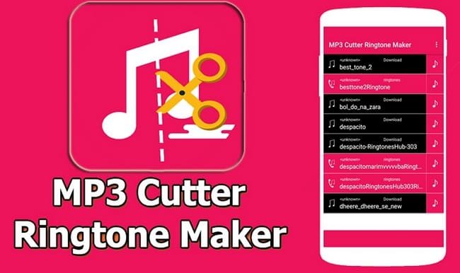 Редактор музыки Ringtone Maker - MP3 Cutter