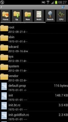 Winrar для Android: AndroZip Root File Manager