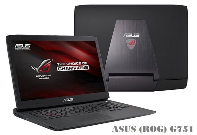 ASUS Republic Of Gamers представил игровой ноутбук G751