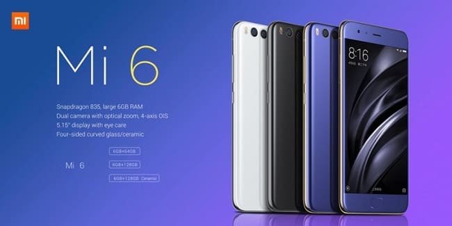 Краткий обзор Xiaomi Mi 6: технические характеристики
