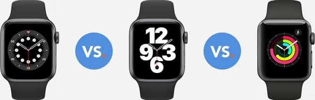 Apple Watch - что выбрать: Series 6, Series 3 или SE?